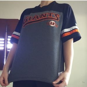 Giants Baseball Oversized Striped Jersey